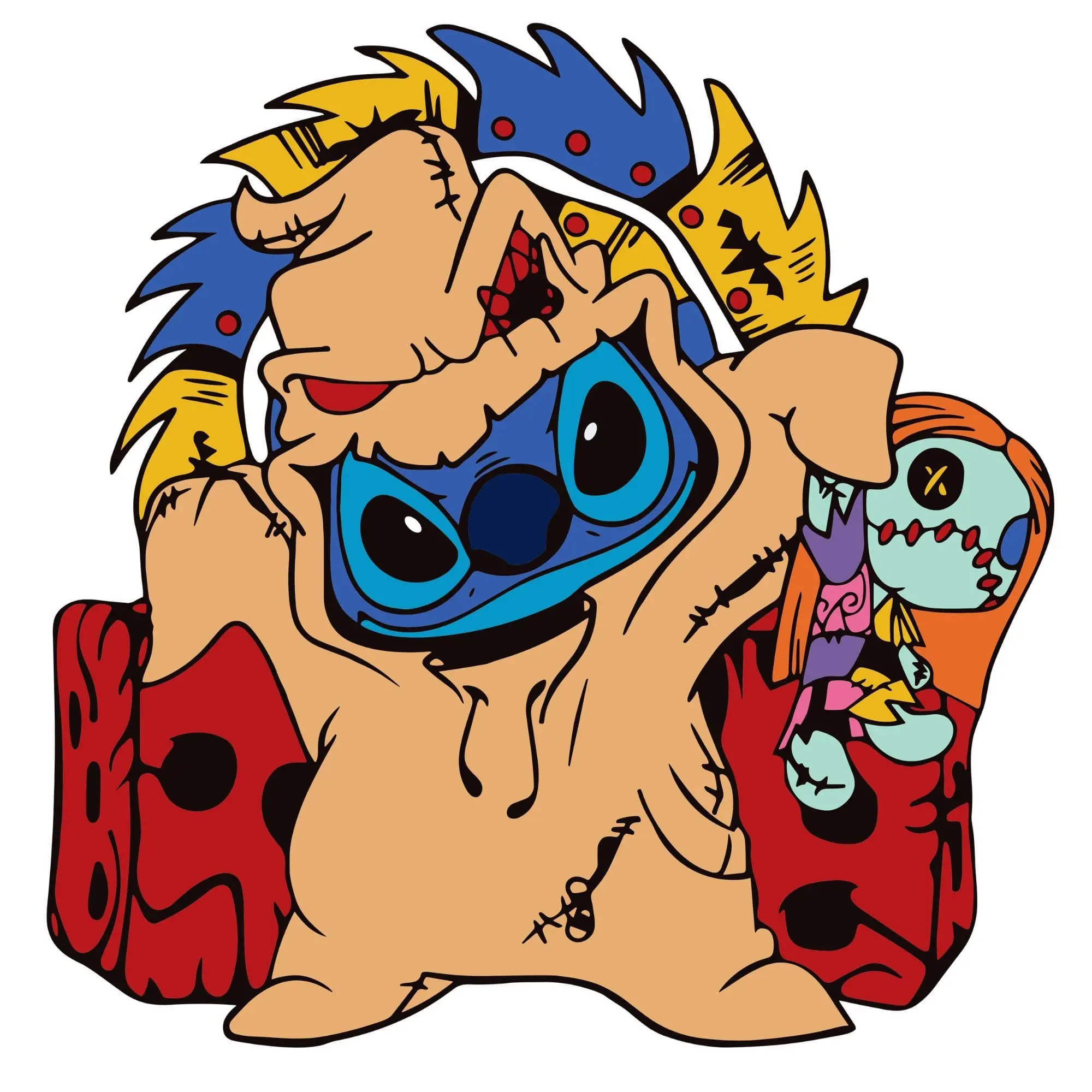 Creepy Sack Monster DTF Transfer – Ready To Press Print