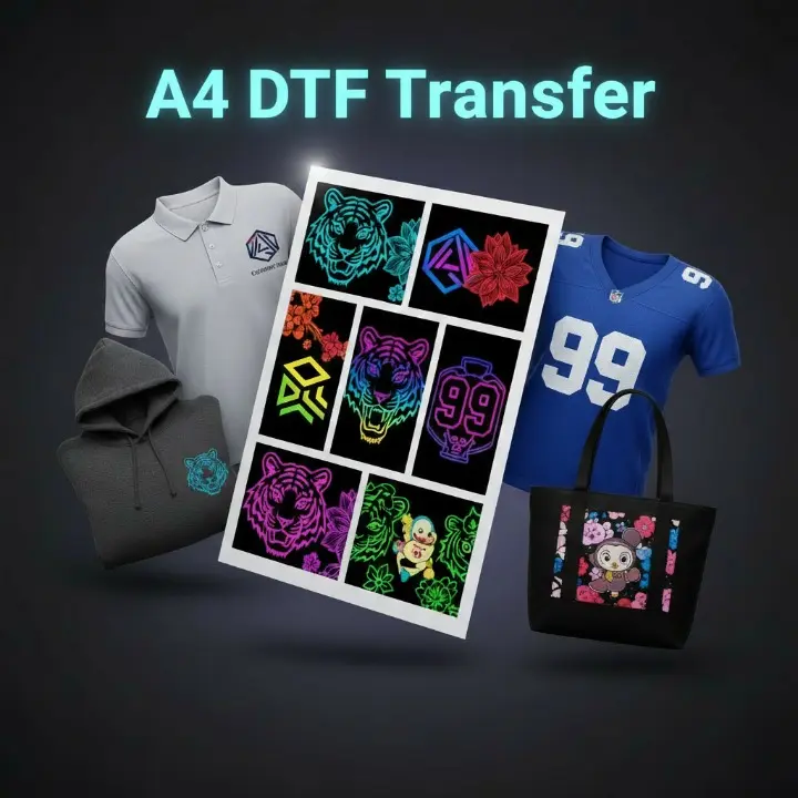 A4 DTF Transfer Sheet – Compact Heat Transfers for Custom Designs