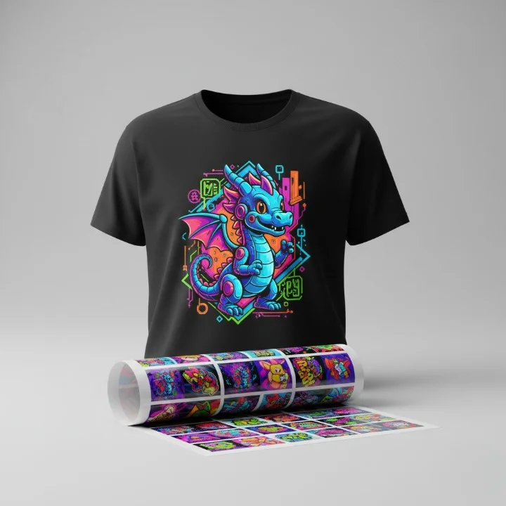 Custom DTF Transfers – A4, A3 & Per Metre Roll | Heat Transfer Printing